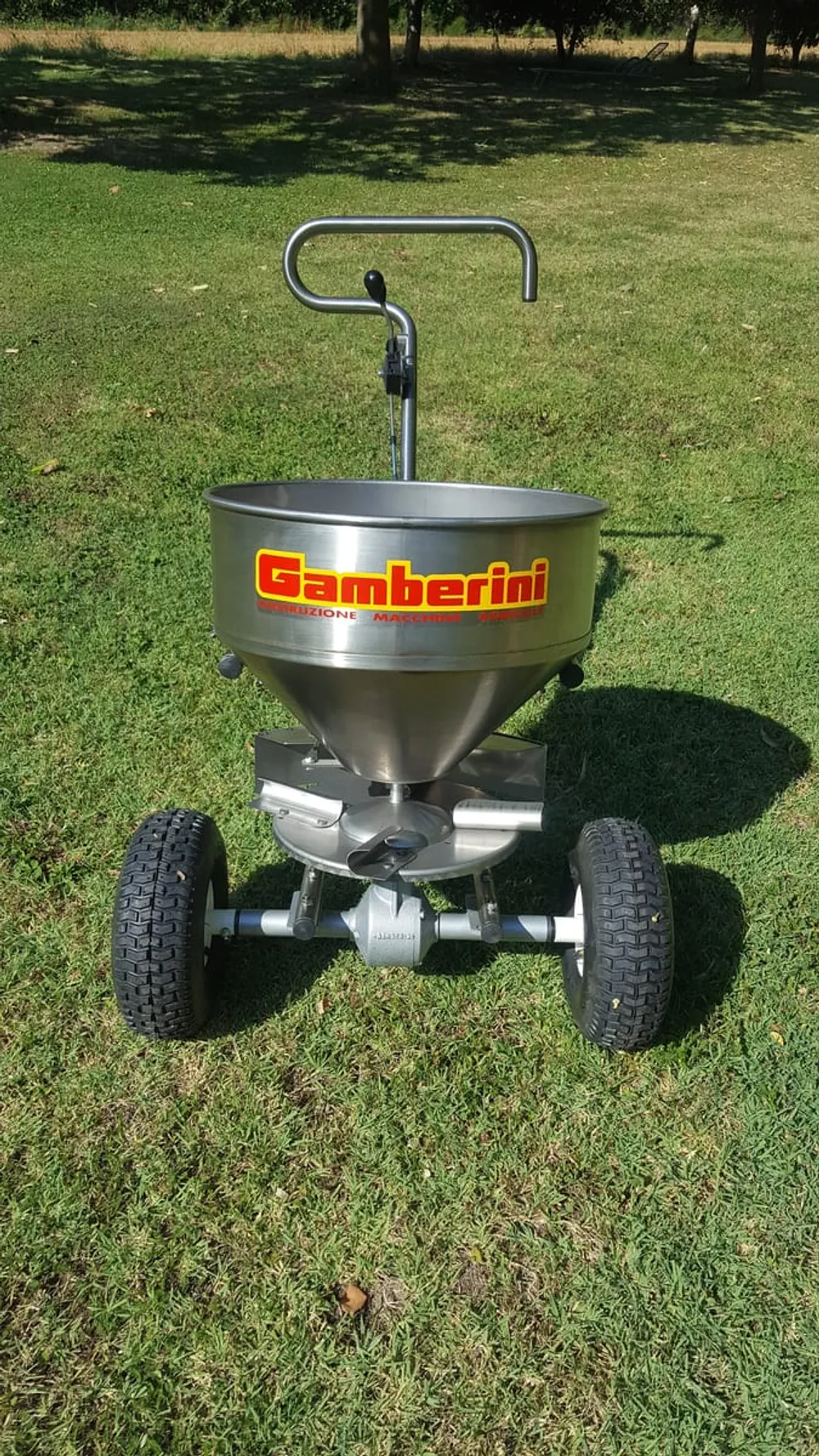 Salt spreader F 80/2006 all stainless steel — front view